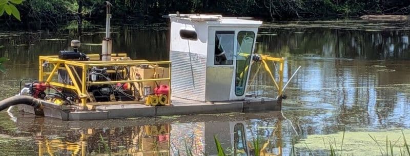 North Shore Lane dredging in full swing