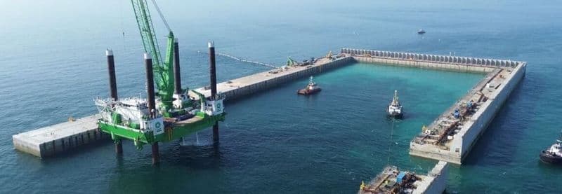 PHOTO OF THE DAY: Offshore works progress on Princess Elisabeth Island