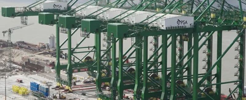 Boskalis Nederland: New Europa Terminal takes shape, dredging work underway