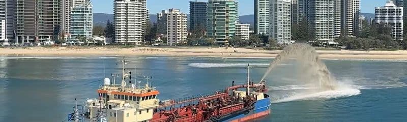 Hopper dredger Trud-R returns to Gold Coast
