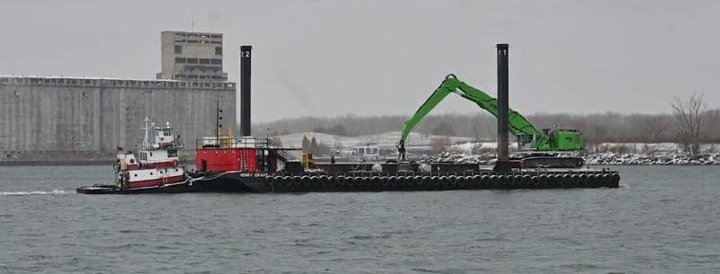 VIDEO: Protecting Buffalo Harbor – Breakwater repairs underway