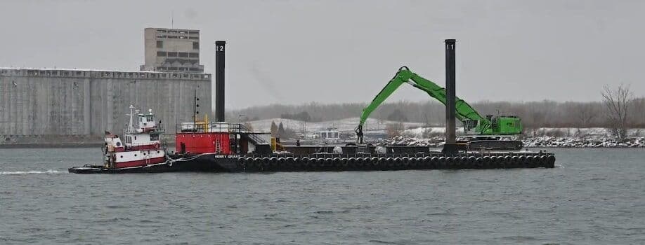 VIDEO: Protecting Buffalo Harbor – Breakwater repairs underway