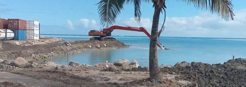 Arutanga Harbor development project in full swing