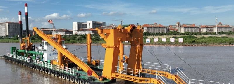 Dredger Junchuan working on the Pinglu Canal project (PHOTO)