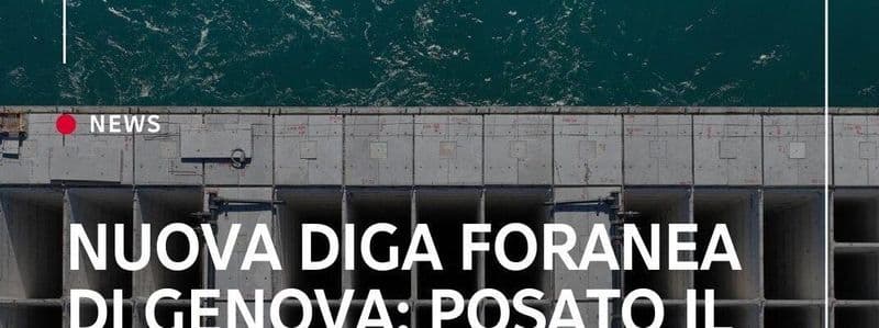 EXCLUSIVE from Webuild: 16th caisson of new Genoa Breakwater installed