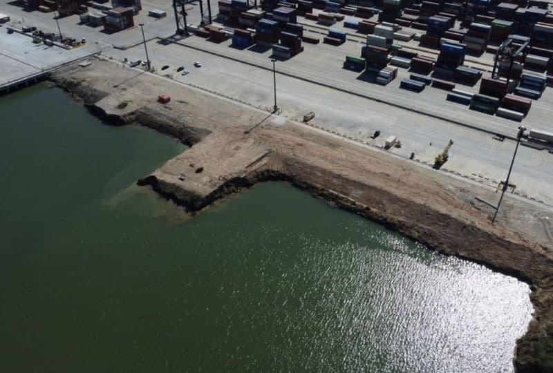 Work underway on the new Wharf 7 in Houston