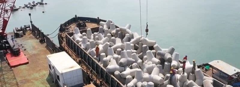Trimble VIDEO: Accelerating breakwater construction at Mangalore