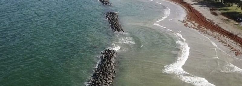 Magdalena Grand Beach gets new breakwater system