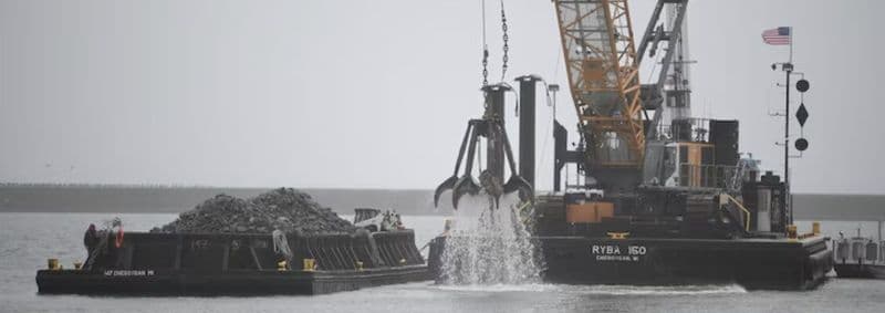 Ryba Marine completing Outer Harbor wetland construction