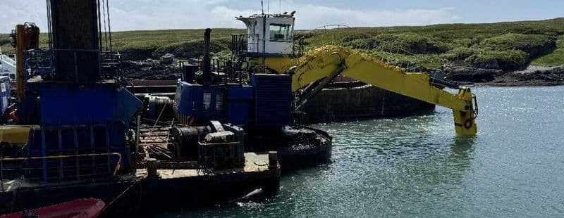 Dredge operations underway in Colonsay