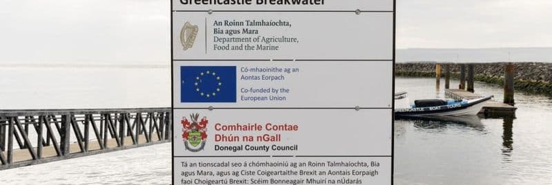Greencastle new breakwater officially opened