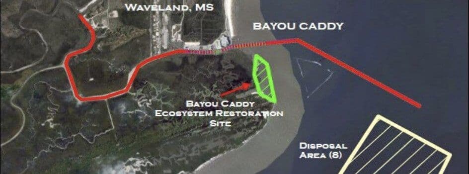 Cadet Bayou navigation project on the table