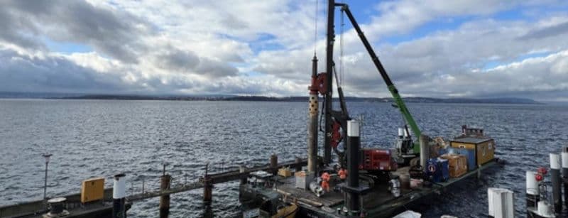 Baars BV building new pier in Meersburg
