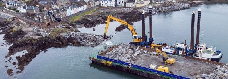 Cumbrae flood protection schemes in full swing