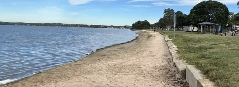 Canton Beach sandstone wall upgrades on the way