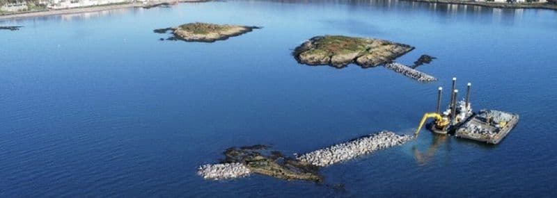 Millport flood protection scheme hitting halfway mark