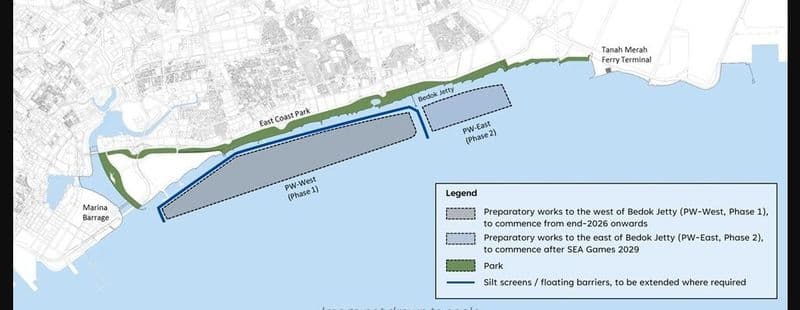 Singapore: Preparatory works for ‘Long Island’ to begin from end-2026
