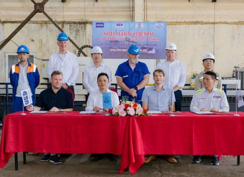 Halong cuts steel for new Damen TSHD 1000