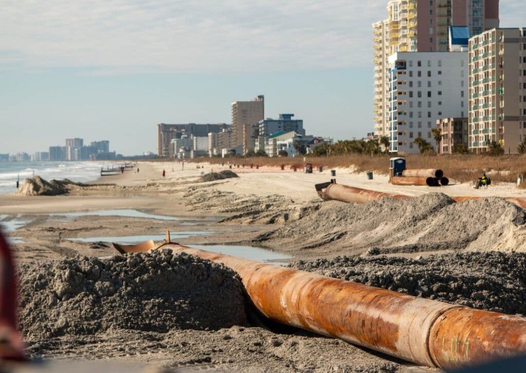 Final phase of Grand Strand renourishment underway