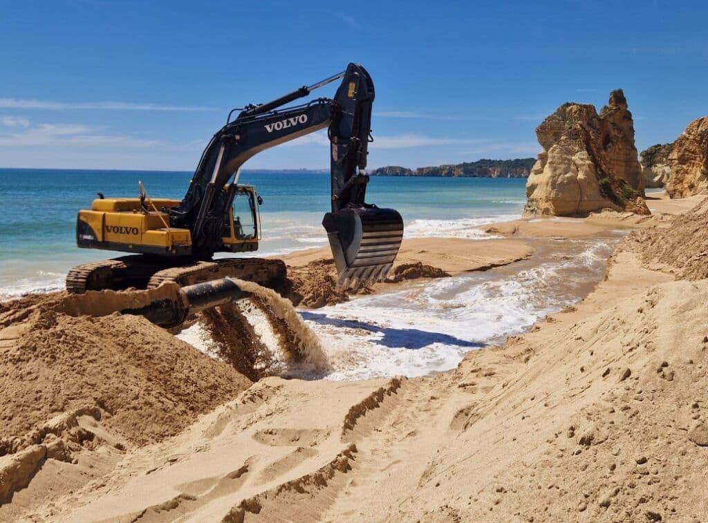 Etermar – Engenharia completes beach nourishment in Portugal