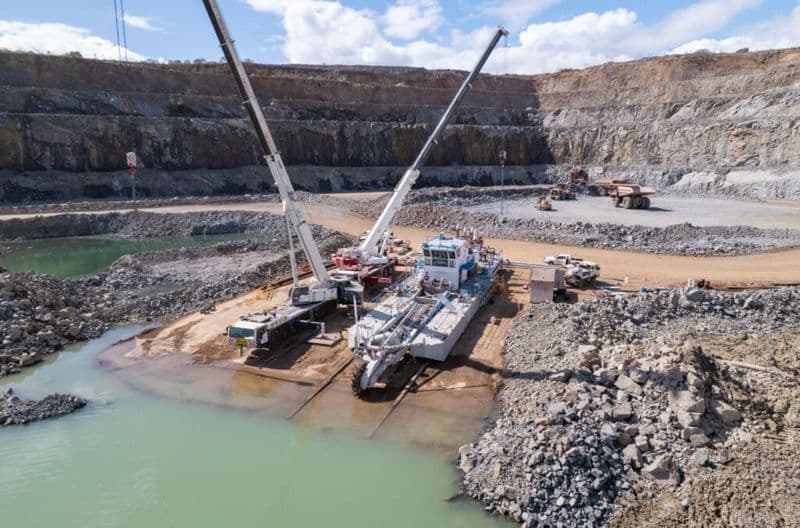 PHOTO OF THE DAY: Another Neumann’s dredger arrives at gold mine in Far North Queensland
