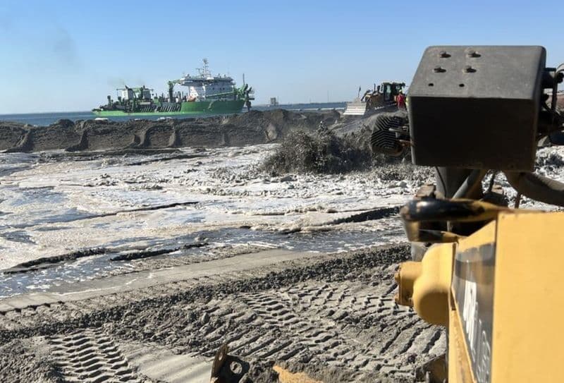 PHOTO OF THE DAY: TSHD Congo River busy on DEME’s Abu Qir project